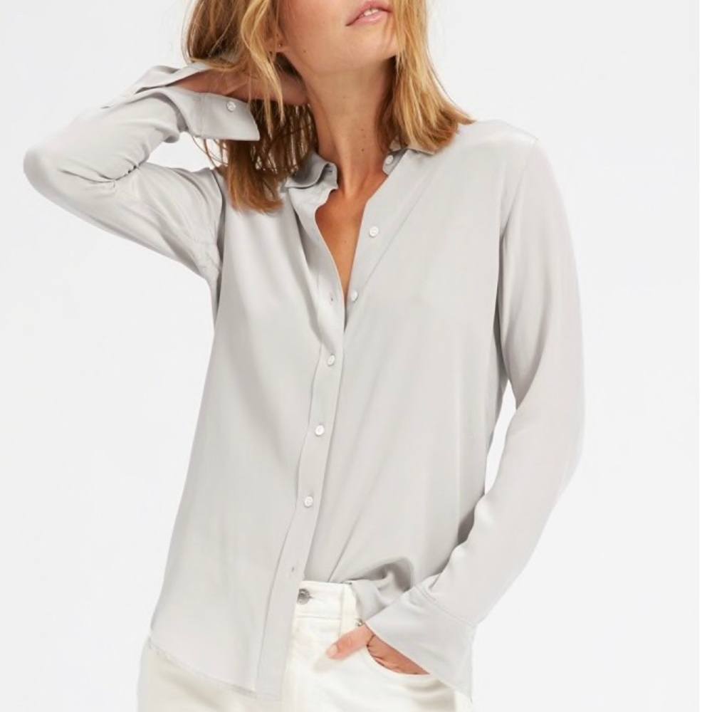 Everlane Relaxed Silk Shirt